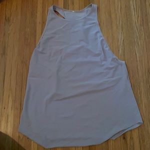 Lululemon running tank with back sheer - size 4